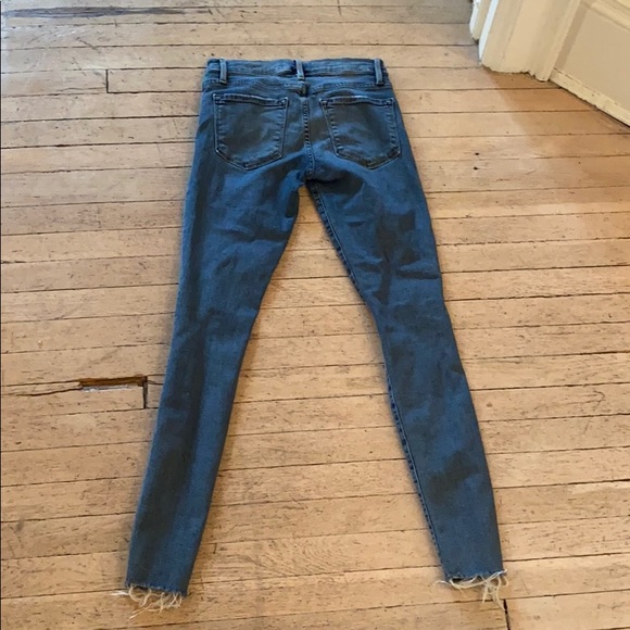 Frame Distressed Skinny Jeans - Picture 12 of 15